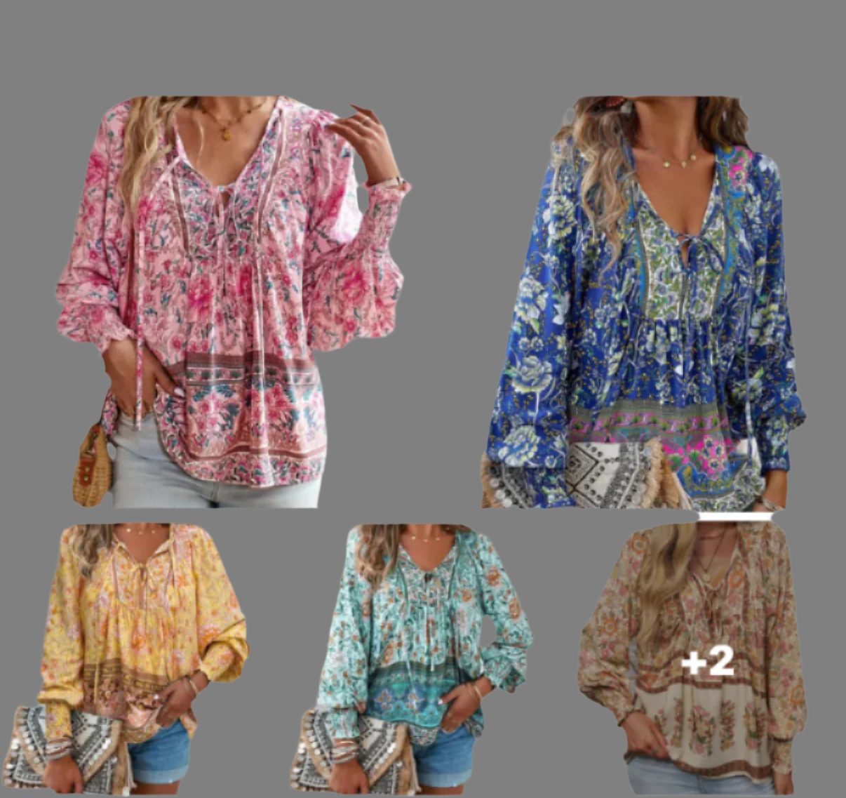 Boho Style long sleeve top