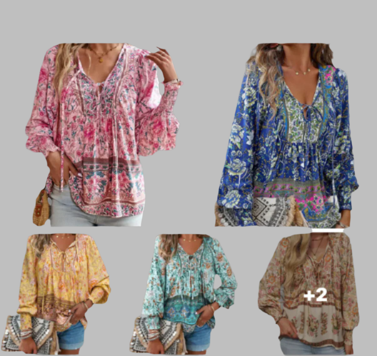 Boho Style long sleeve top